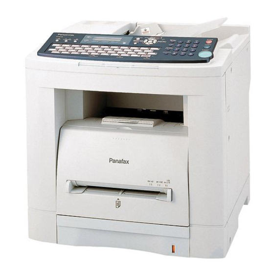 Panasonic UF-8000 Service Handbook