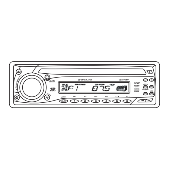 Clarion CD037RMP Service Manual