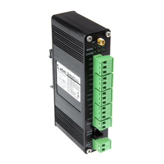 ETM DeltaBlack Series User Manual