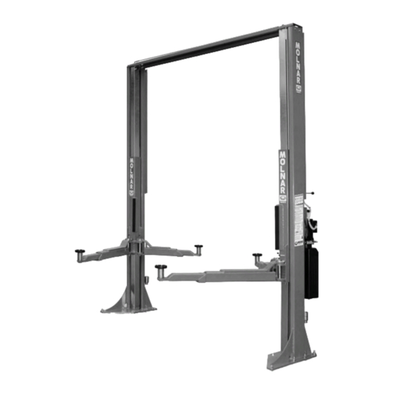 Molnar Hoist UNIVERSAL M245-A Operation Manual