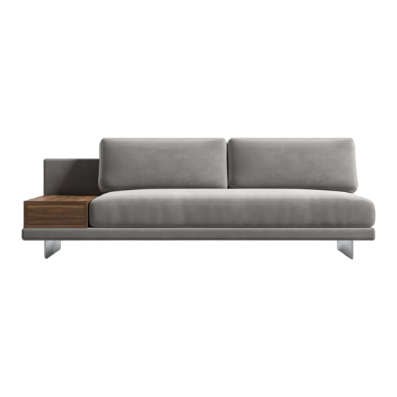 Roveconcepts OUTDOOR DRESDEN ARMLESS SOFA Assembly Instructions Manual