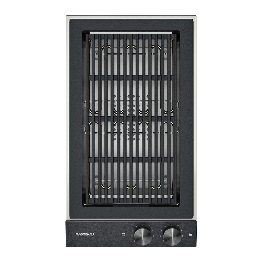 Gaggenau VR 230 620 Installation Instructions Manual