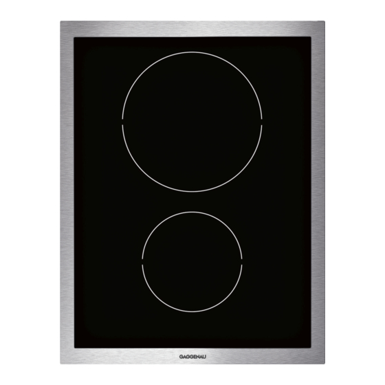 Gaggenau VI 424 Instruction Manual