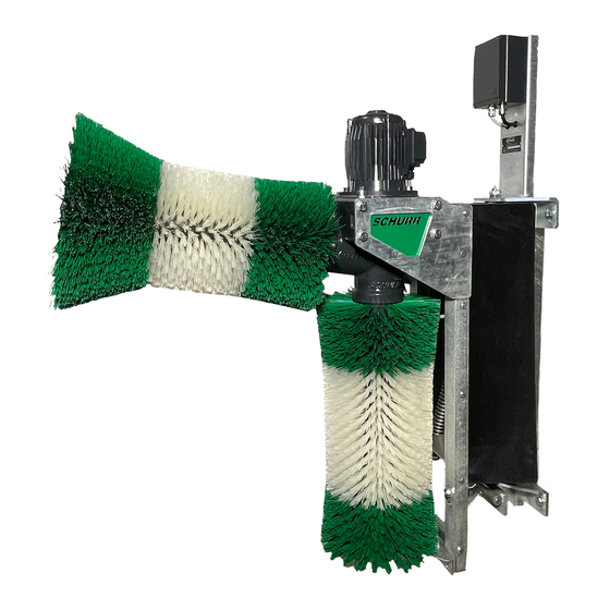 SCHURR  cow-brush type B00 Operating Instructions Manual