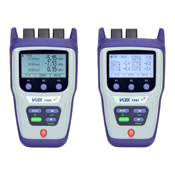 VeEX FX80 User Manual