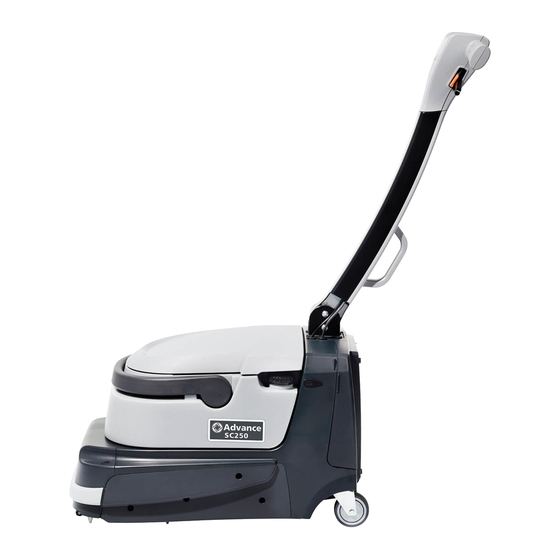 Nilfisk-Advance Advance SC250 Instructions For Use Manual