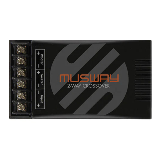 Audio Design Musway ML Installation Notes