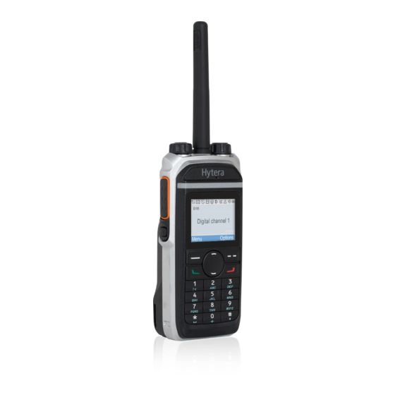 Hytera PD68XIUHF Owner's Manual