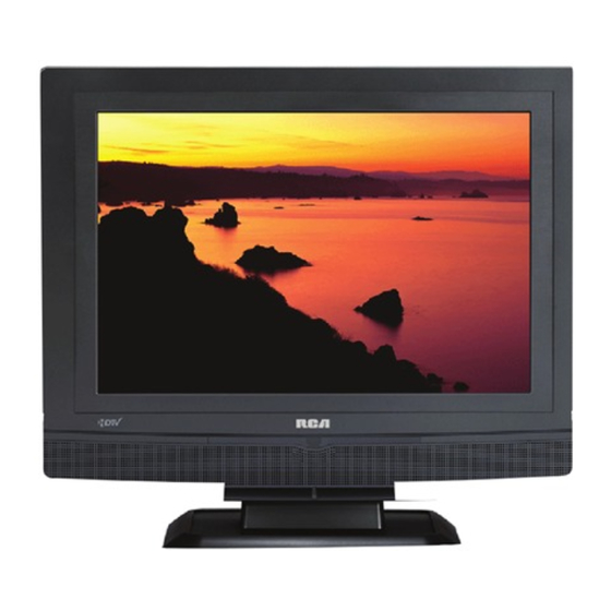 RCA L19WD20 Service Manual