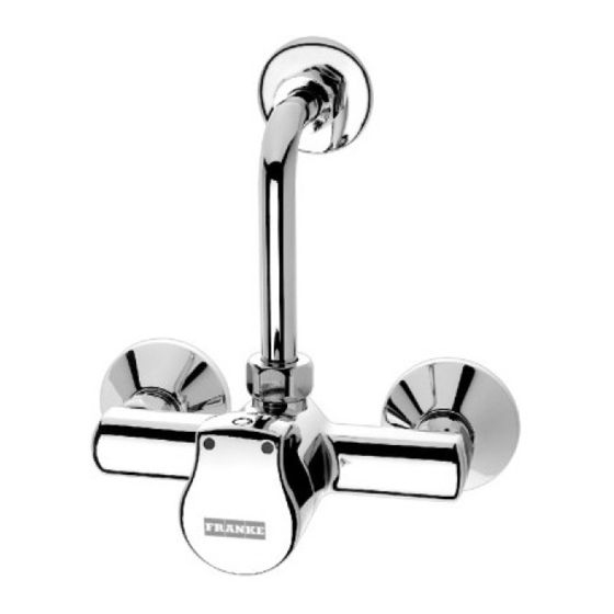 User Manuals: Franke AQRM650 Bathroom Fixtures