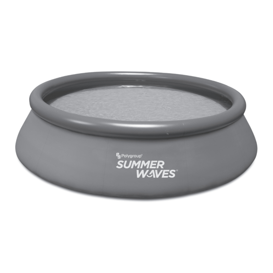 Polygroup SUMMER WAVES QUICK SET POOL Owner's Manual