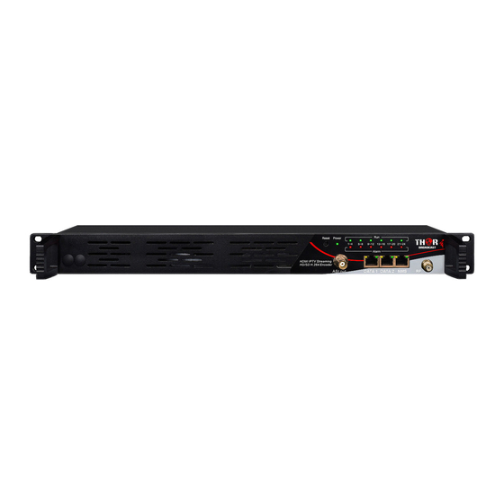 Thor Broadcast H-HDPerformux- 8 Quick Configuration Manual
