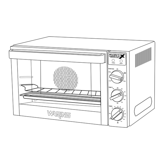 Waring WCO250X User Manual