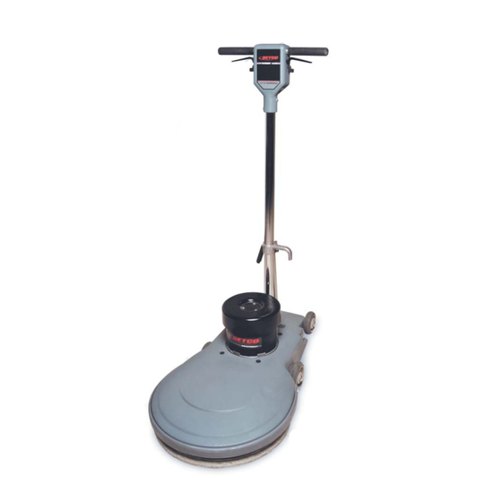 BETCO CREWMAN 1600 Operator And Parts Manual