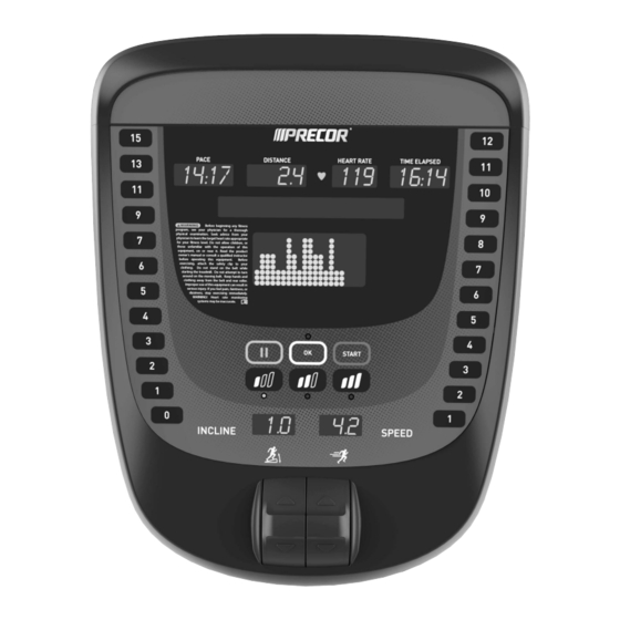 Precor P30i Operator's Manual