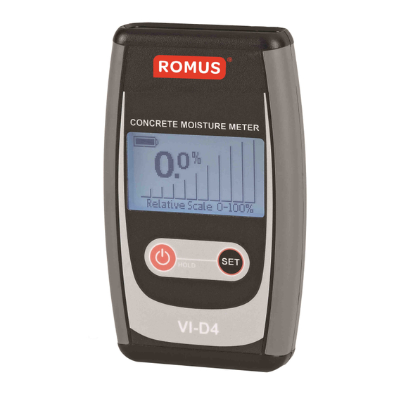 Romus VI-D4 Operation Manual