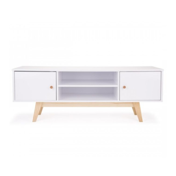 Birlea MILFORD TV UNIT Assembly Instructions Manual