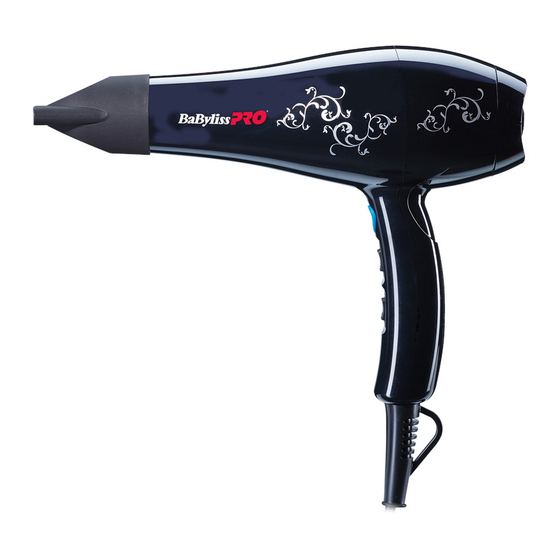 BaByliss PRO BAB5559E Quick Manual