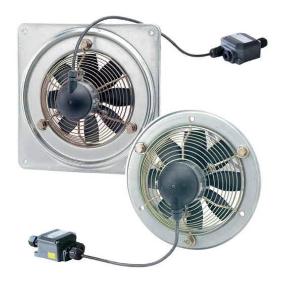 Maico EZQ 20/4-E Ex e Axial wall fan Manuals