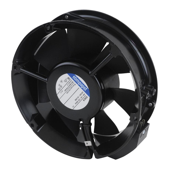 ebm-papst W2S130-AB03-16 Axial Fan Manuals