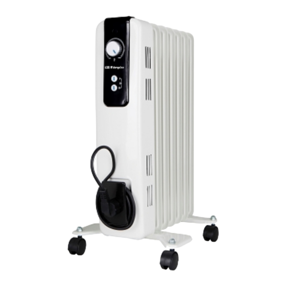 User Manuals: Orbegozo RH 1500 Oil-Filled Radiator