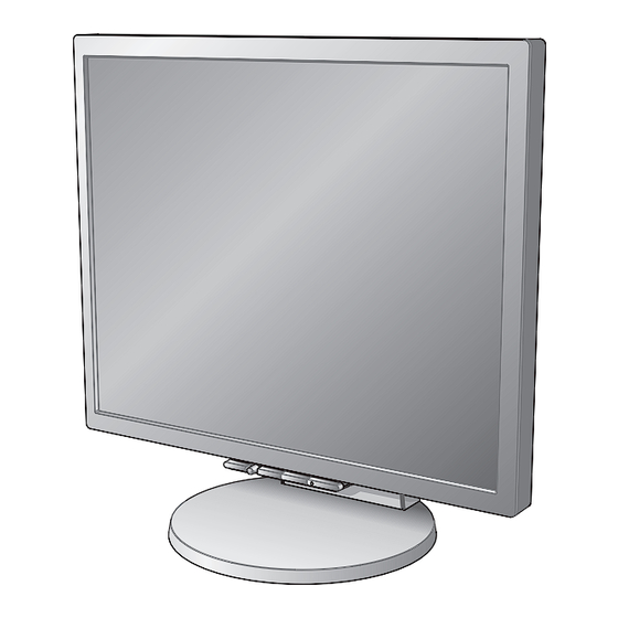 NEC LCD2070VX - MultiSync - 20" LCD Monitor User Manual