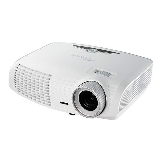 Optoma HD20 Datasheet