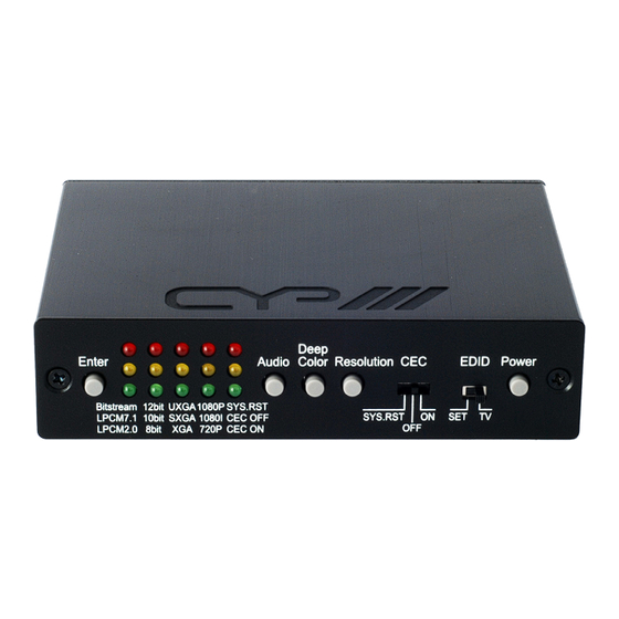CYP XA-S11 Operation Manual