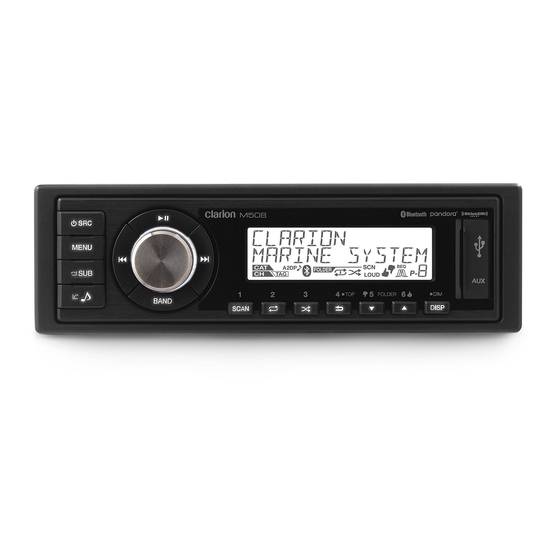 Clarion M508 Quick Start Manual