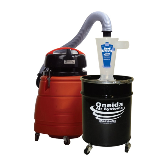 Oneida Air Systems Deluxe Dust Deputy Owner's Manual
