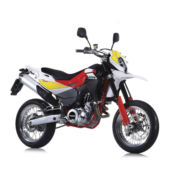 SWM RS 650 R 2016 Manual, Operation, Maintenance