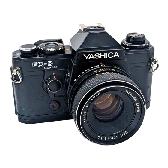 Yashica FX-DQUARTZ Repair Manual