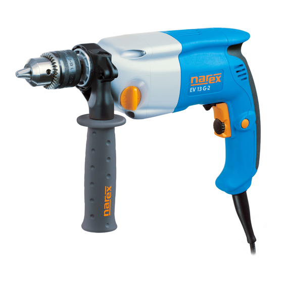 Narex EV 13 G-2 Power Drill Manuals