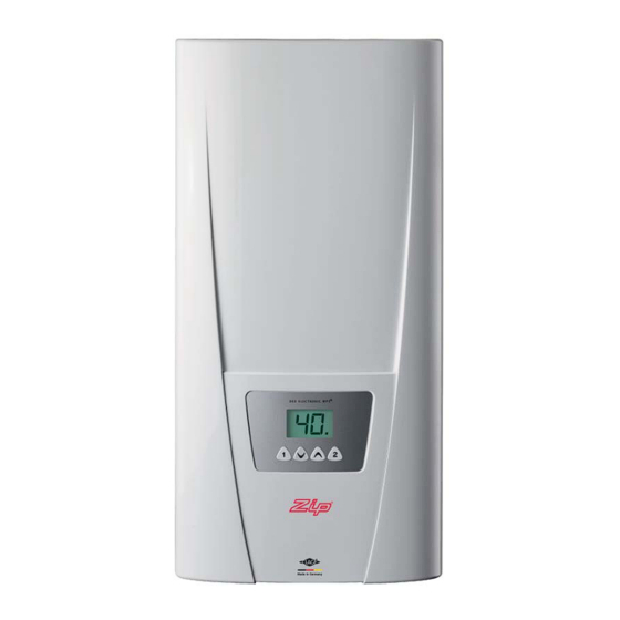 clage ZIP Installation Instructions Manual