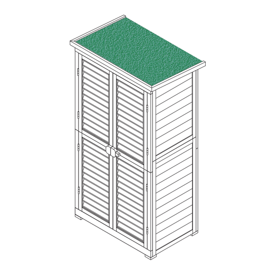 FUFU & GAGA GARDEN STORAGE CABINET Manual