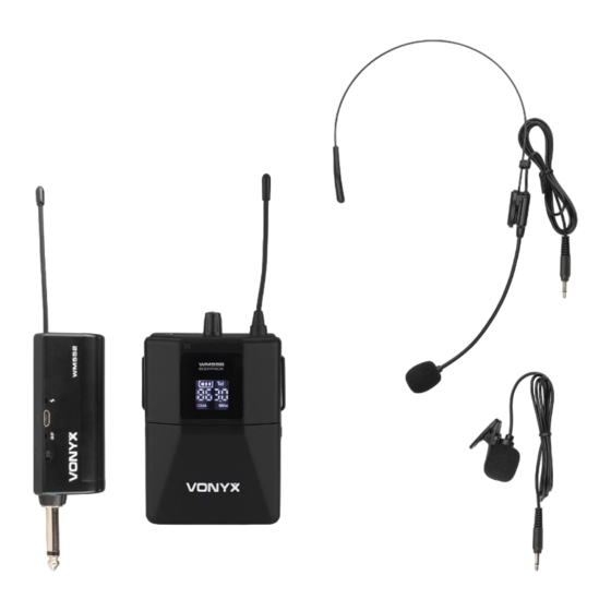 Vonyx WM55B Manuals