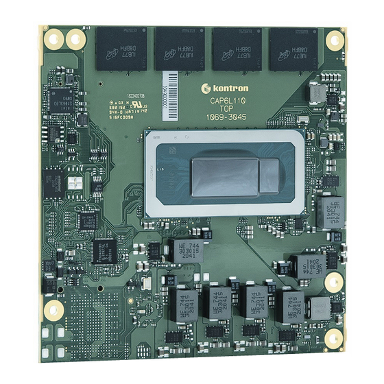 Kontron COMe-cRP6 E2 User Manual