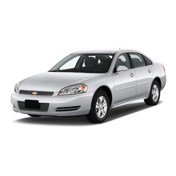 Chevrolet Impala 2013 Owner's Manual