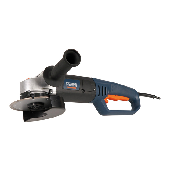 User Manuals: Ferm FAG-125/1050 Angle Grinder