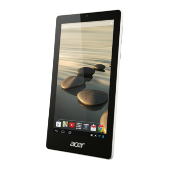 Acer iconia one 7 User Manual