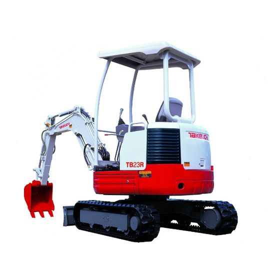 Takeuchi TB23R Operator's Manual