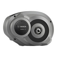 Bosch Performance Line BDU250P CX Owner's Manual