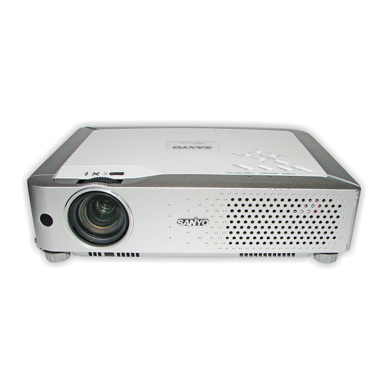 Sanyo PLC-XU74 3LCD Projector Manuals