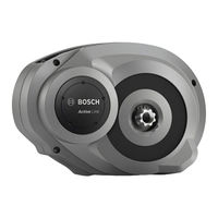 Bosch Performance Line User Manual