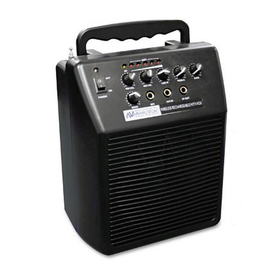 AmpliVox Mity-Vox SW212 User Manual