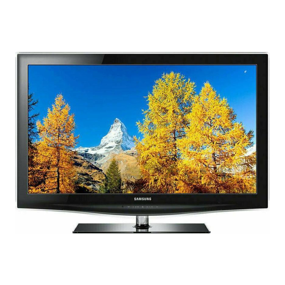 Samsung LE32B650T2W Quick Setup Manual
