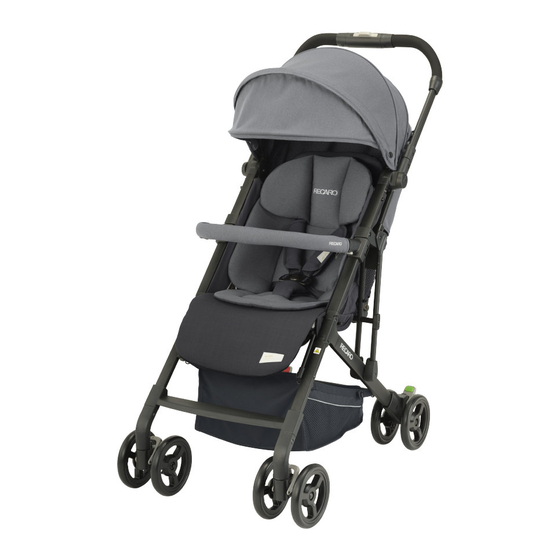RECARO EASYLIFE ELITE Instructions For Installation And Use Manual