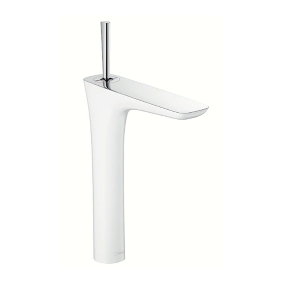 Hans Grohe PuraVida Series Instructions For Use/Assembly Instructions