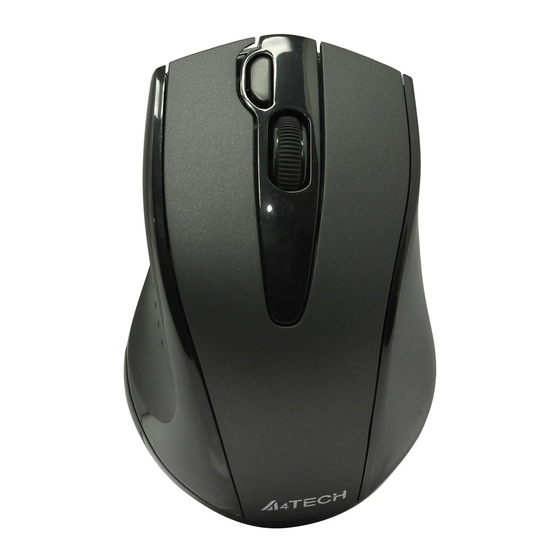 User Manuals: A4Tech G9-310 Wireless Mouse