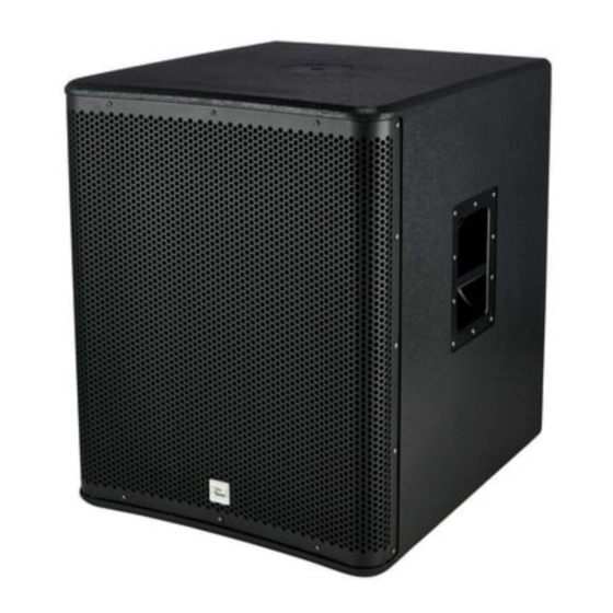 thomann the box pro DSP 18 Sub User Manual